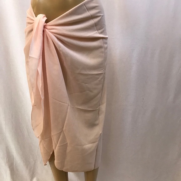 Zuliana Peach Long Sarong. Made in USA. New With Tags - Picture 2 of 3